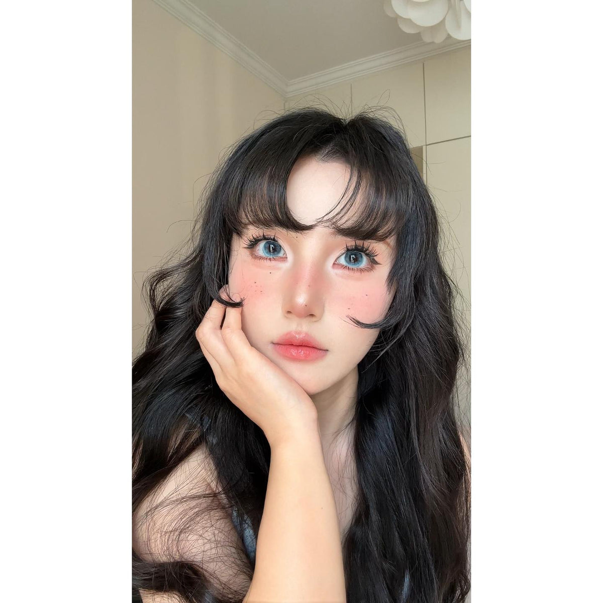 BLLAN thestarlens 14.50mm Blue Colored Contact Lenses (6 Months Wear)