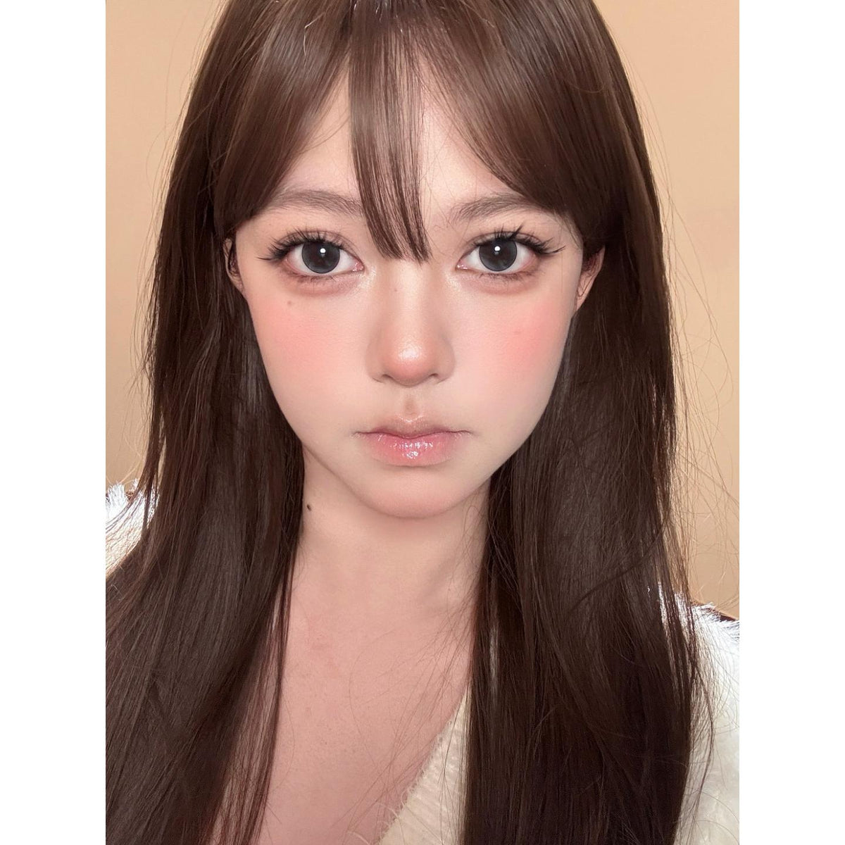 QQTANG thestarlens 14.20mm Grey Colored Contact Lenses (6 Months Wear)