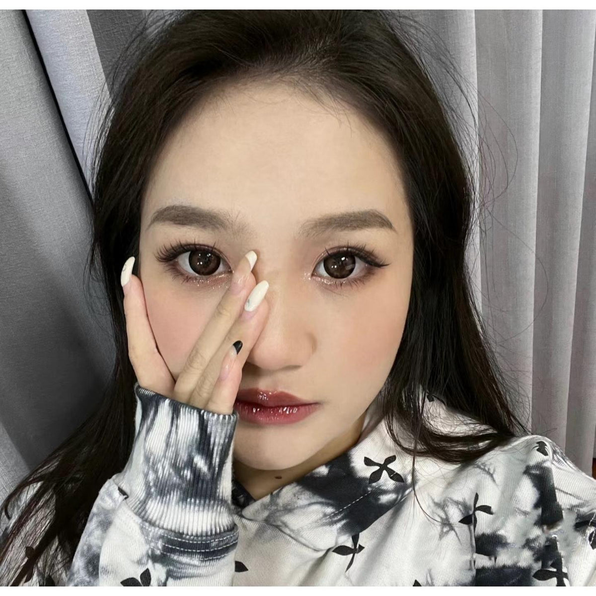 DLQJI BOOSCON 14.50mm Brown Colored Contact Lenses (6 Months Wear)
