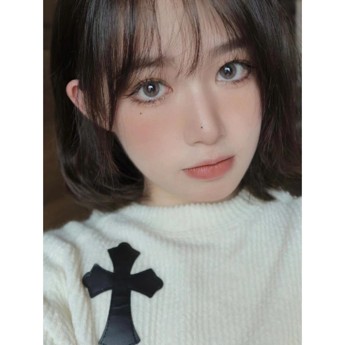 MIXGRAY OVOLOOK 14.00mm Gray Colored Contact Lenses (6 Months Wear)