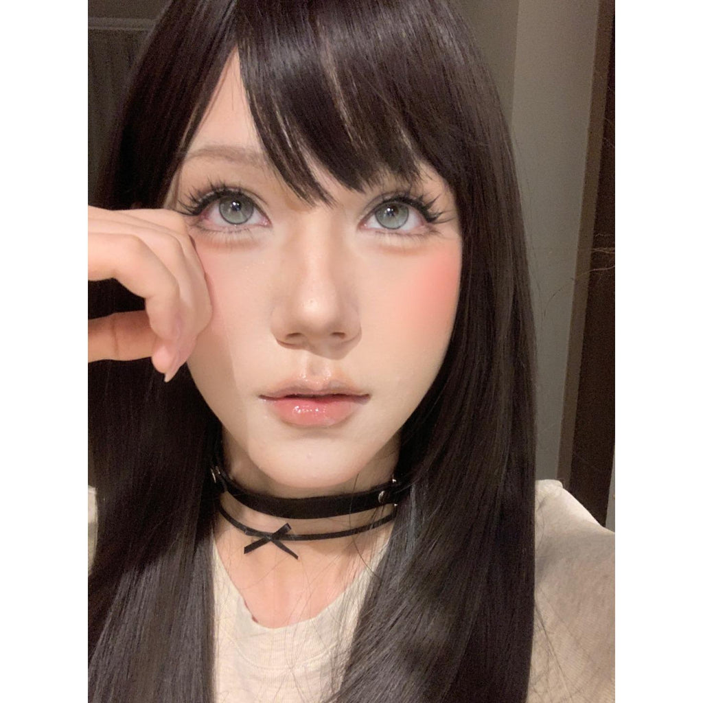 YGZHUI Serltyca คอนแทคเลนส์สีเทา ขนาด 14.20 มม. (ชนิดใส่ได้นาน 6 เดือน)