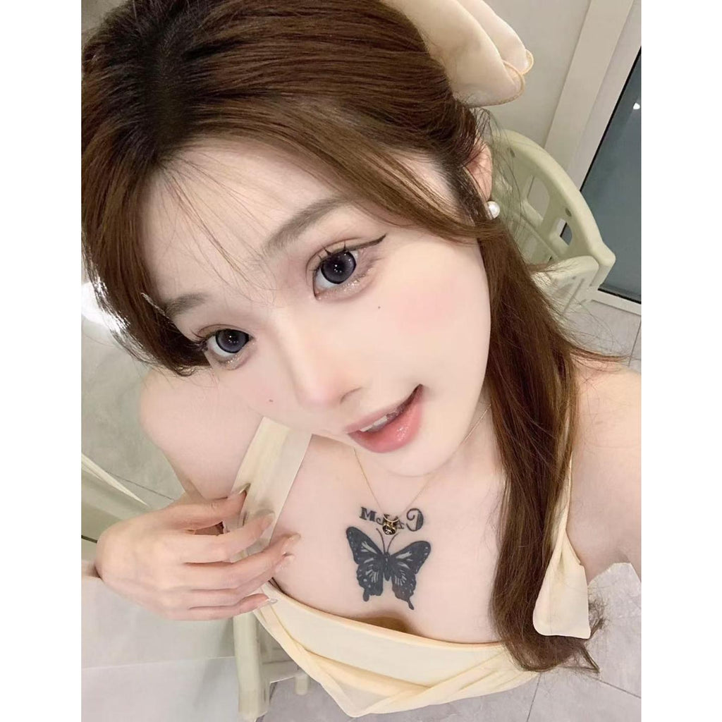 CNXXING FLLYCON 14.50mm Purple Colored Contact Lenses (6 Months Wear)