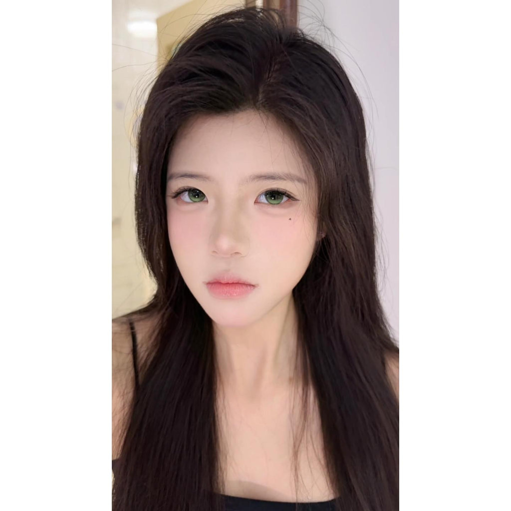 QGLAN thestarlens 14.20mm Green Colored Contact Lenses (6 Months Wear)