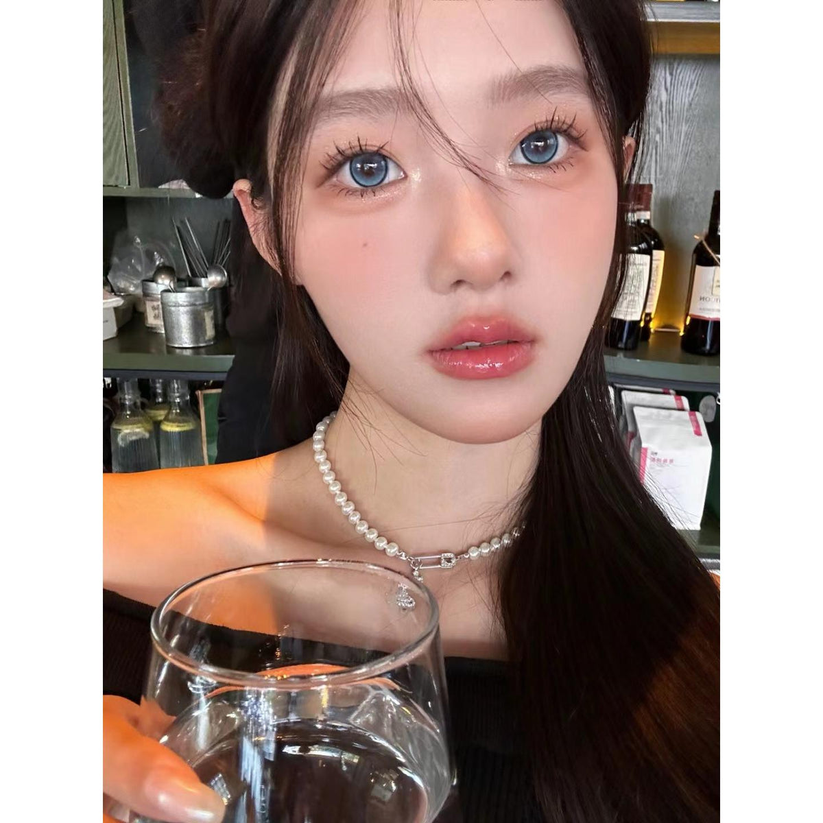 BDJGUANG BOOSCON 14.50mm Blue Colored Contact Lenses (6 Months Wear)