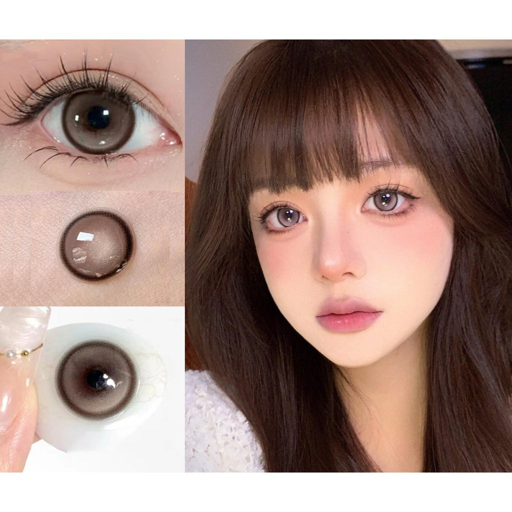 NWZZHU JONCON 14.50mm Brown Colored Contact Lenses (6 Months Wear)
