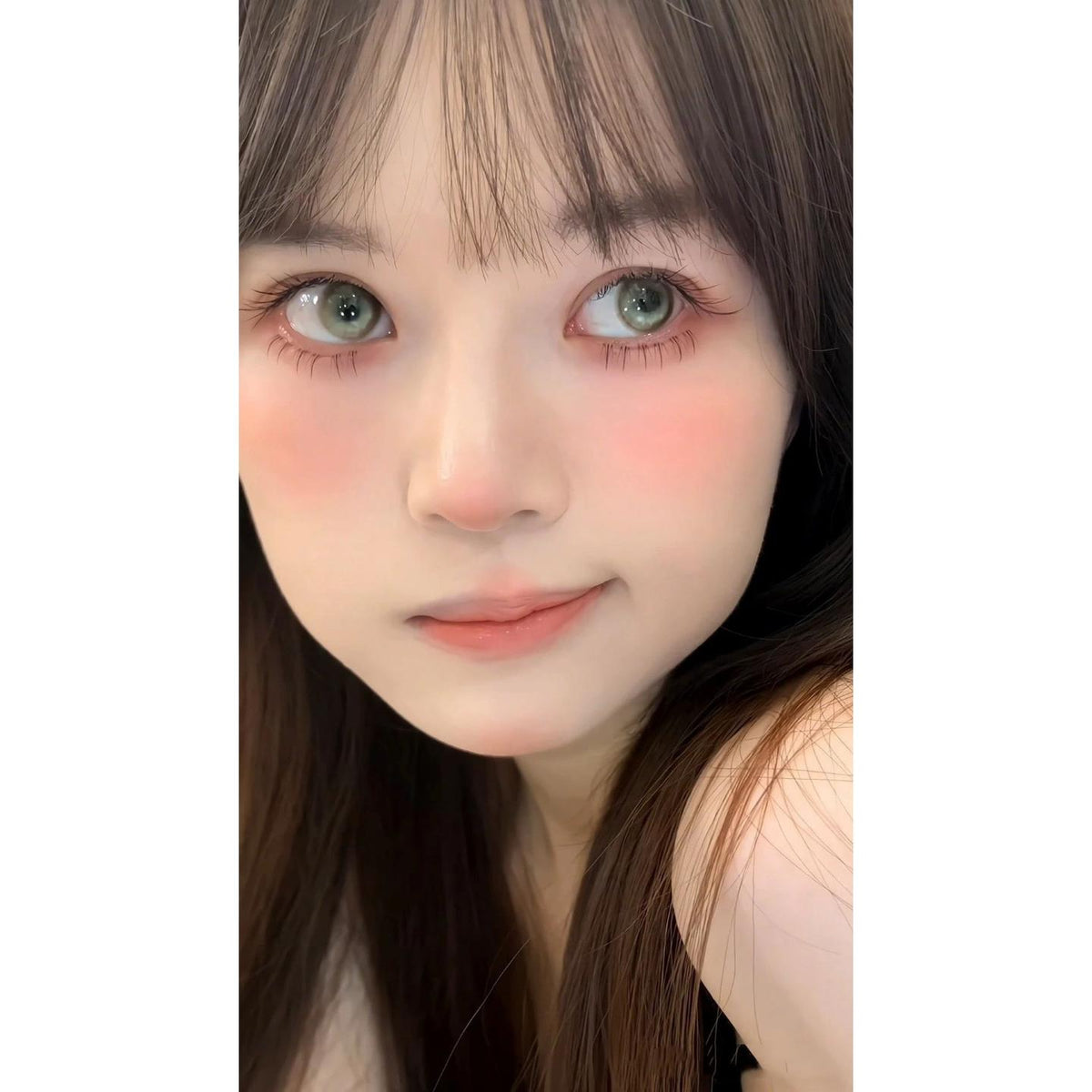 JYYHUA Xiyoulens 14.50mm Yellow Green Colored Contact Lenses (6 Months Wear)