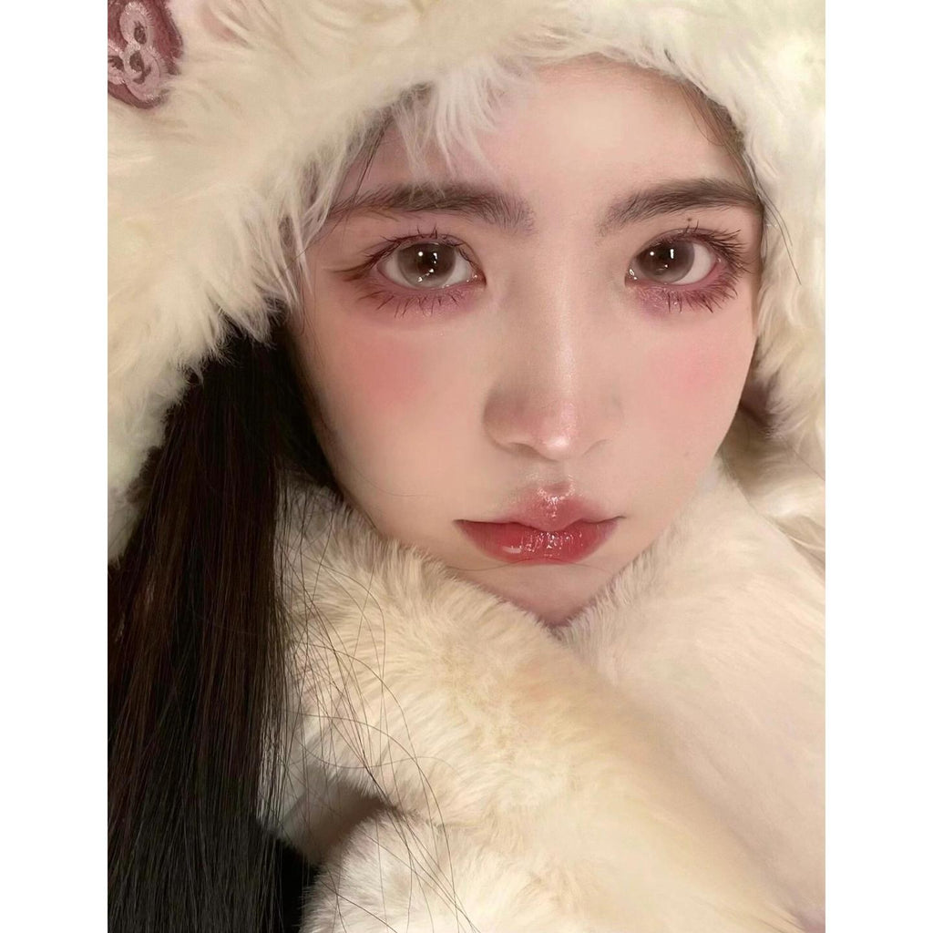 CLFHWU Xiyoulens คอนแทคเลนส์สี ขนาด 14.50 มม. สีชมพู (ชนิดราย 6 เดือน)