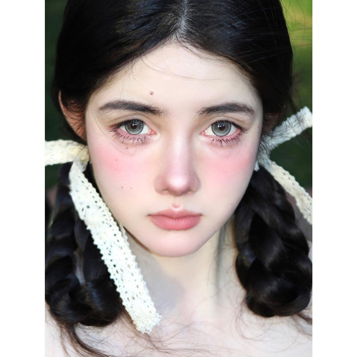 YGZHUI Serltyca 14.20mm Grey Colored Contact Lenses (6 Months Wear)