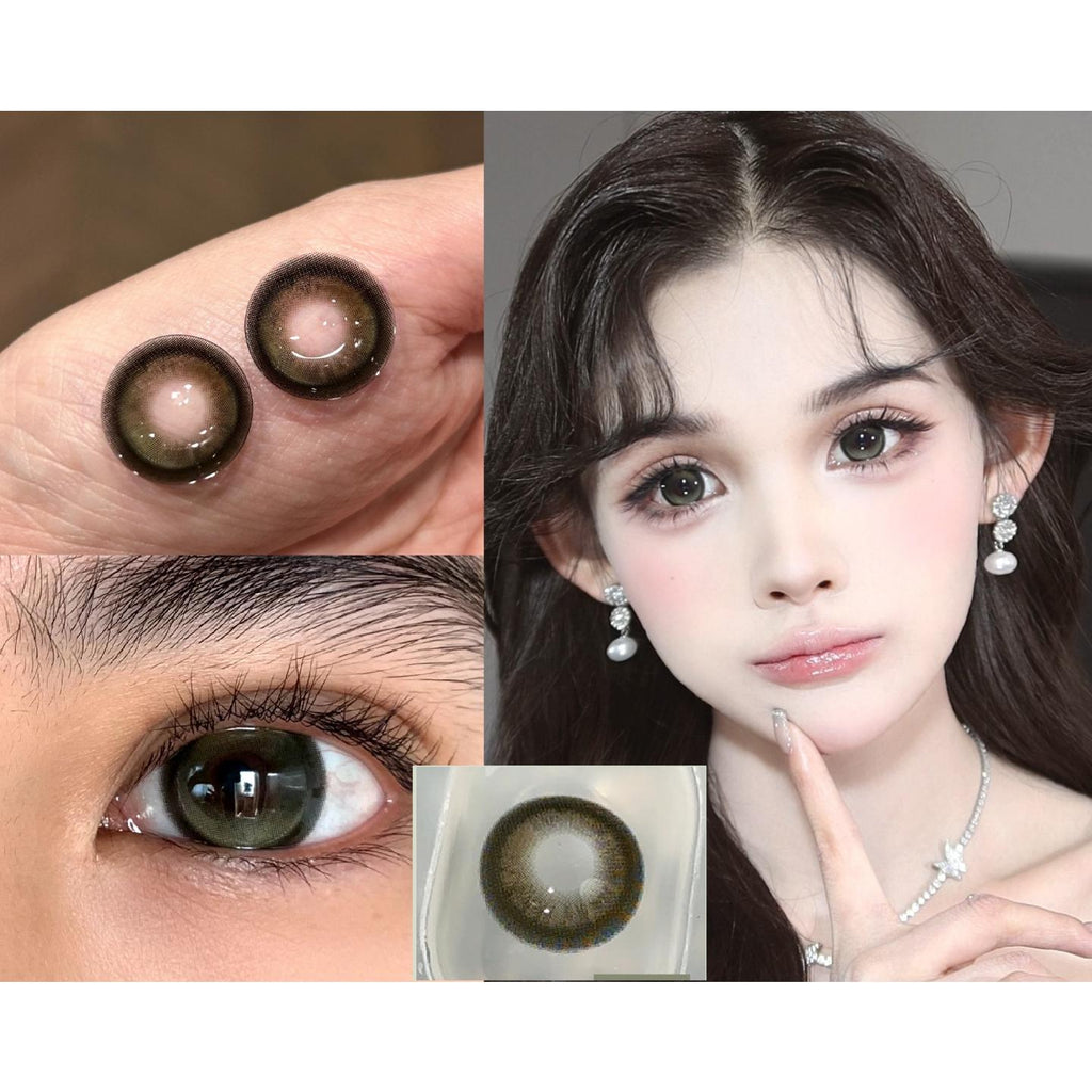 DZLCHA Tinacon 14.50mm Green Colored Contact Lenses (6 Months Wear)