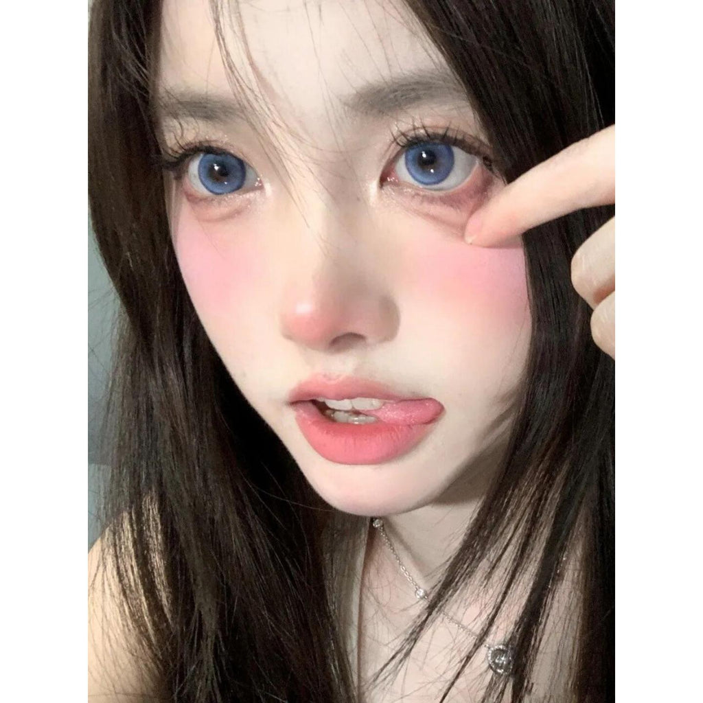 Kính áp tròng màu xanh dương BLDSHI OVOLOOK 14.50mm (Thời hạn sử dụng 6 tháng)