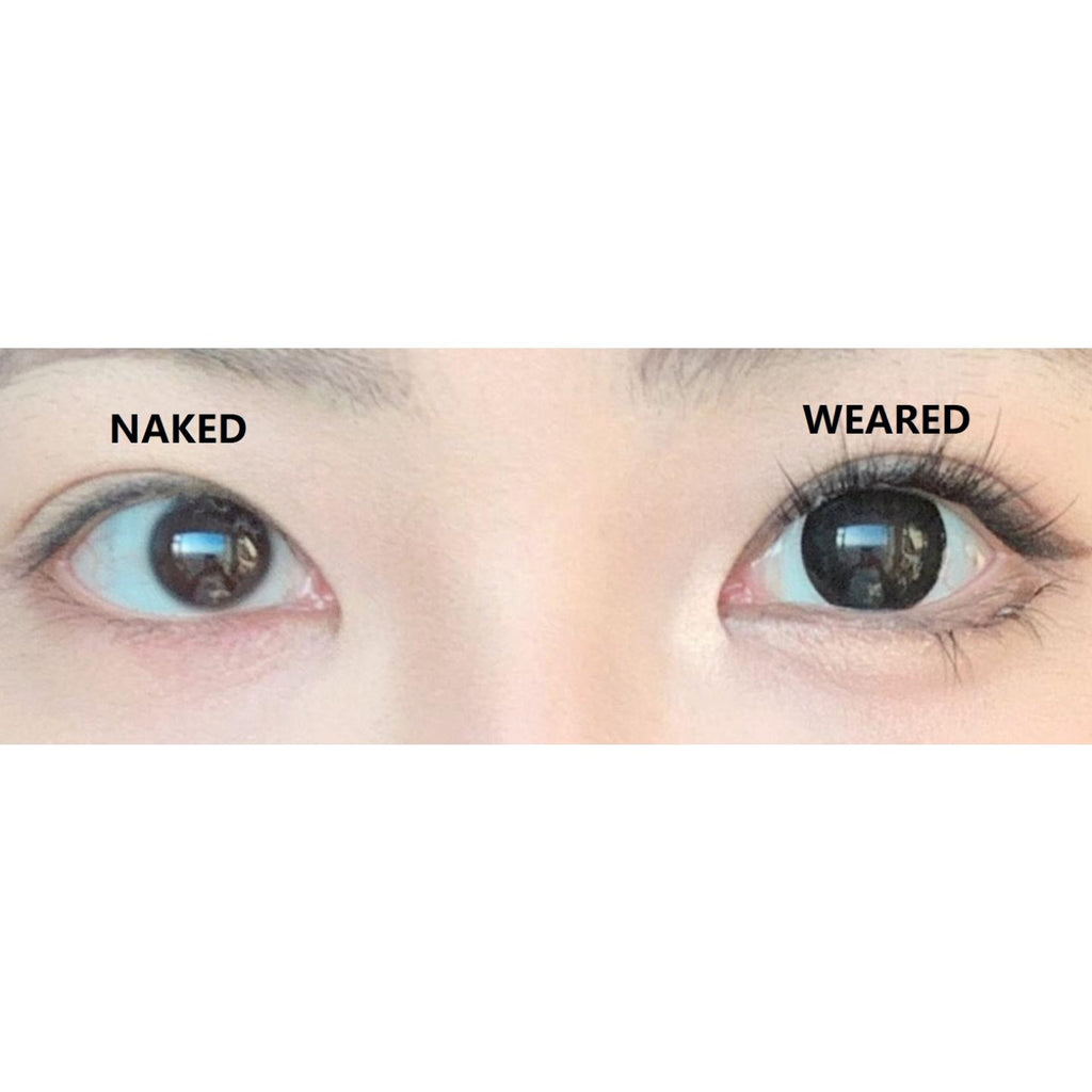 WMZJIANG Xiyoulens 14.50mm Black Colored Contact Lenses (6 Months Wear)