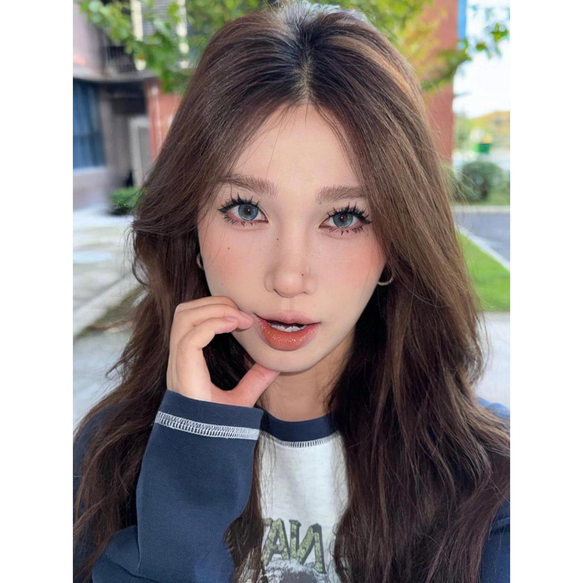 HSNBHE Xiyoulens 14.20mm Green Colored Contact Lenses (6 Months Wear)