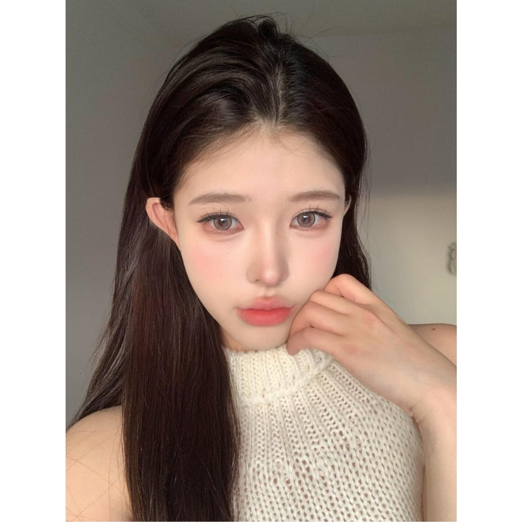 DGFEN Serltyca 14.50mm Light Brown Colored Contact Lenses (6 Months Wear)