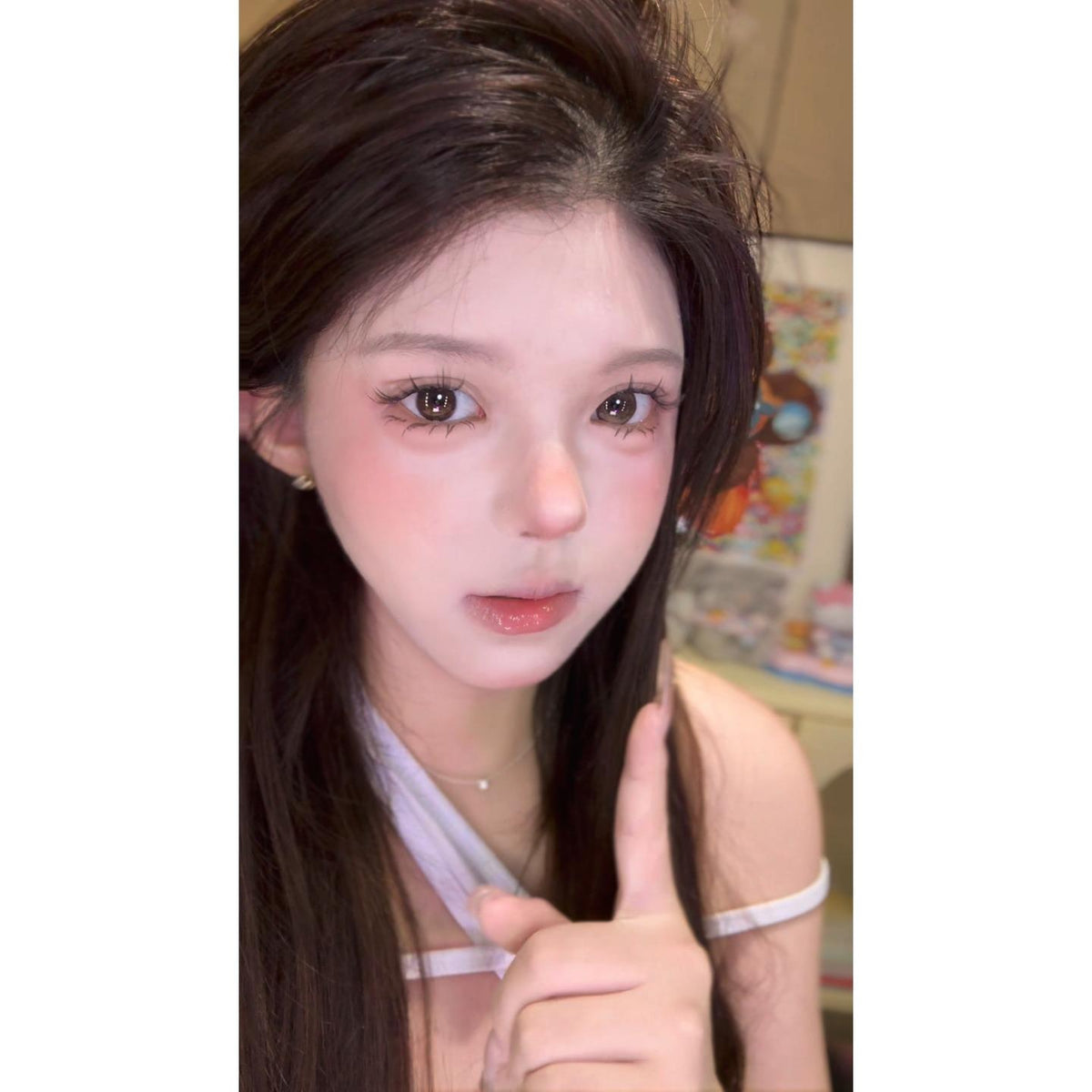 YQBSHOU thestarlens 14.20mm Brown Colored Contact Lenses (6 Months Wear)