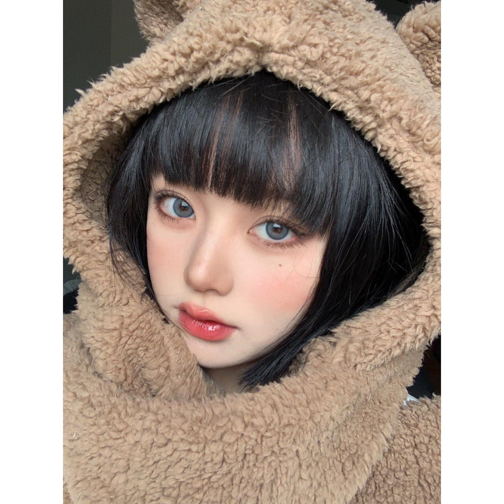 BOTXIN PORSLEN 14.20mm Blue Colored Contact Lenses (6 Months Wear)