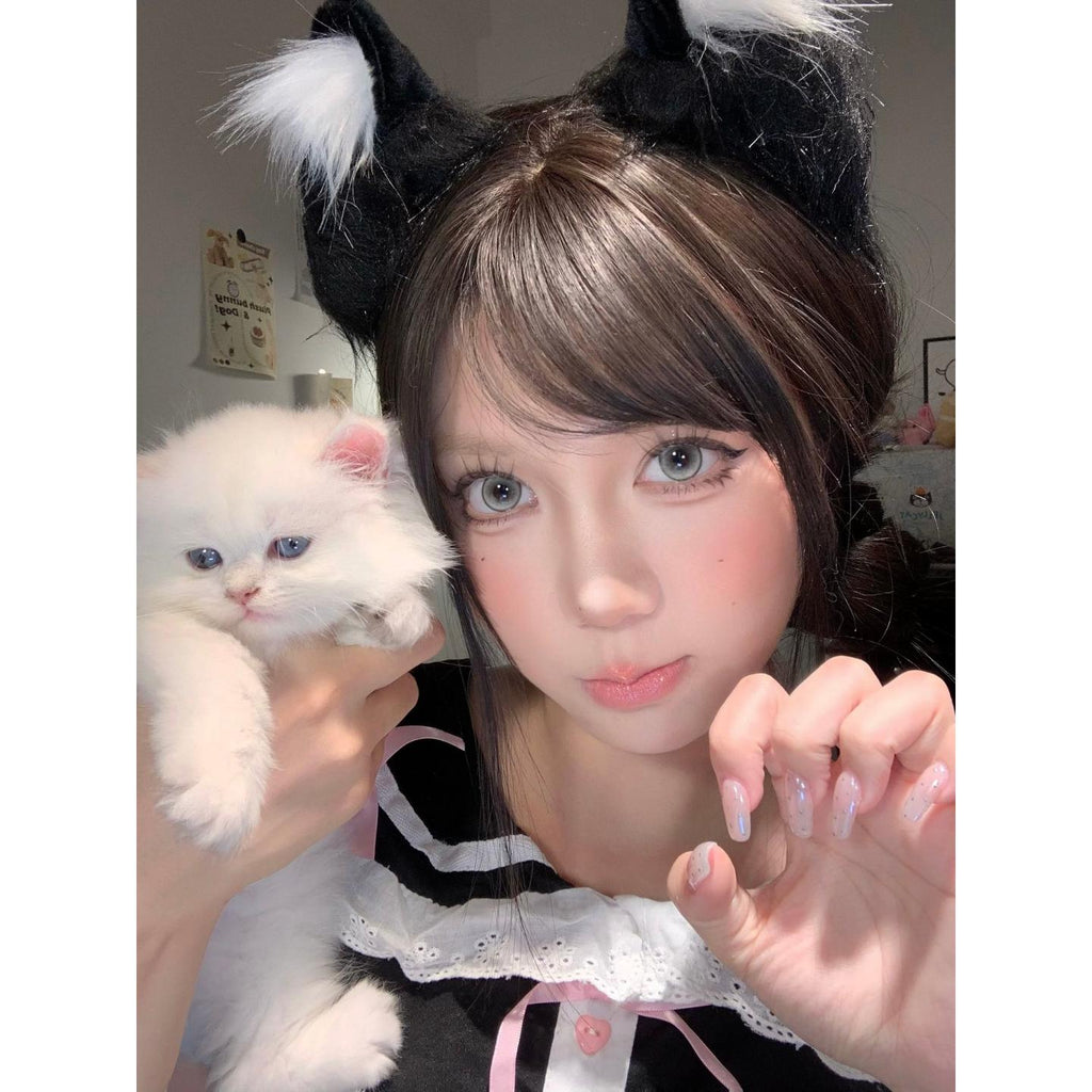 NHXXZONG Serltyca 14.20mm Brown Colored Contact Lenses (6 Months Wear)