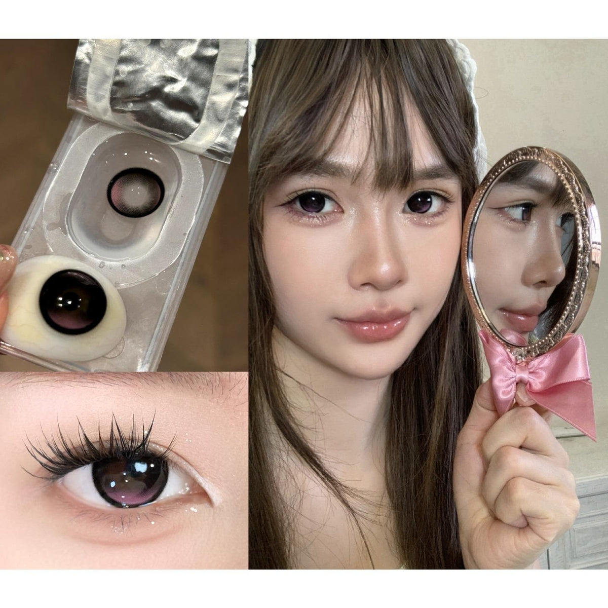 TTXBLE thestarlens 14.50mm Pink Colored Contact Lenses (6 Months Wear)