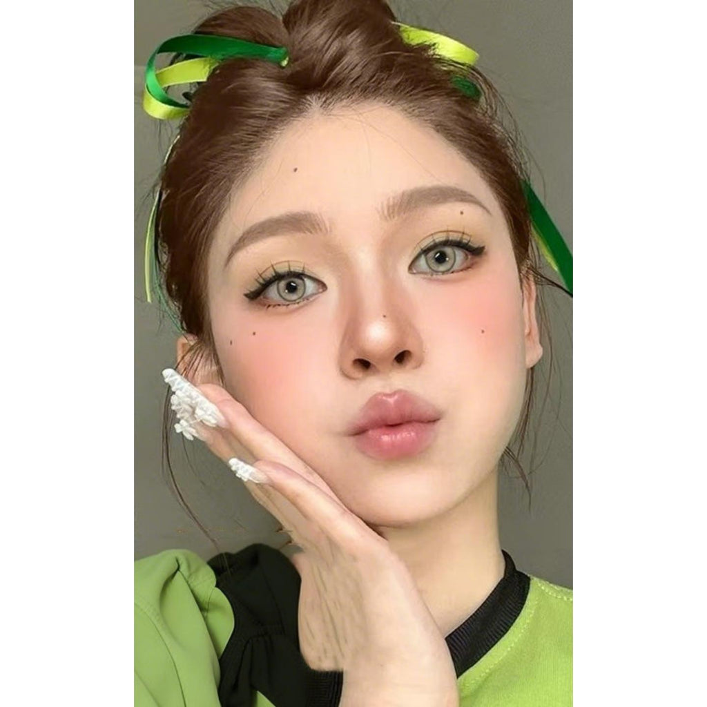 DDZYZONG Xiyoulens 14.50mm Brown Colored Contact Lenses (6 Months Wear)