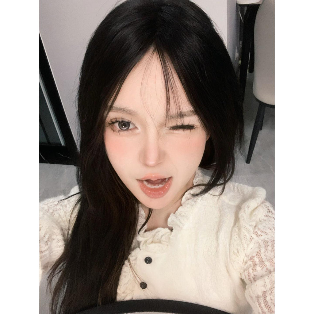 คอนแทคเลนส์สี HLXING Xiyoulens ขนาด 14.00 มม. สีเทา (แบบราย 6 เดือน)