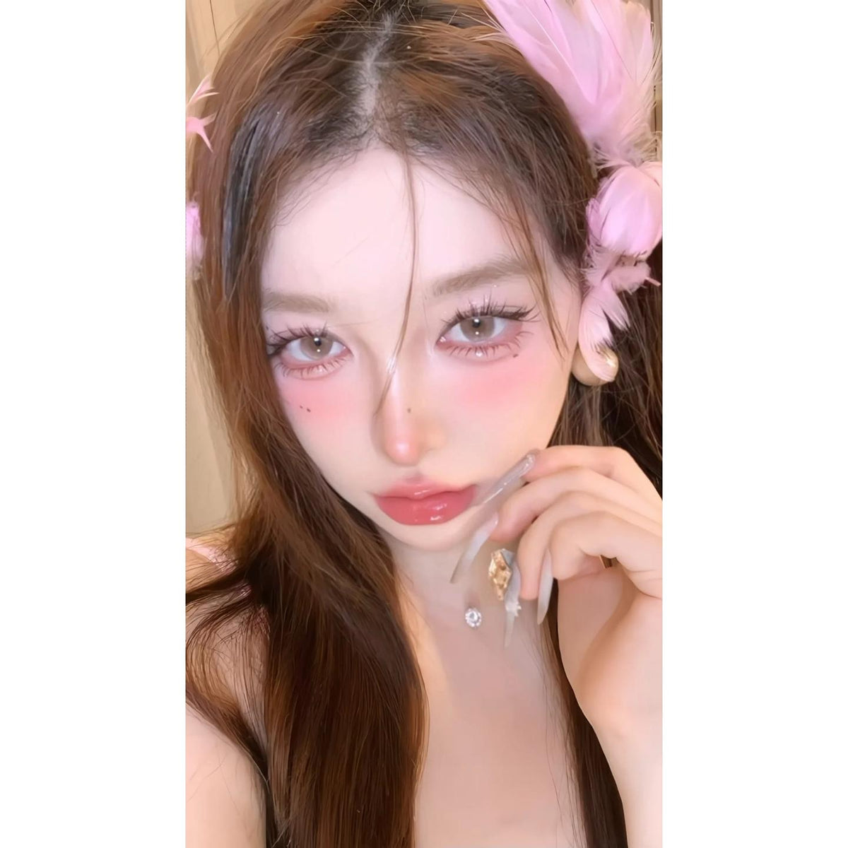 HDZLUO BOOSCON 14.50mm Purple Colored Contact Lenses (6 Months Wear)