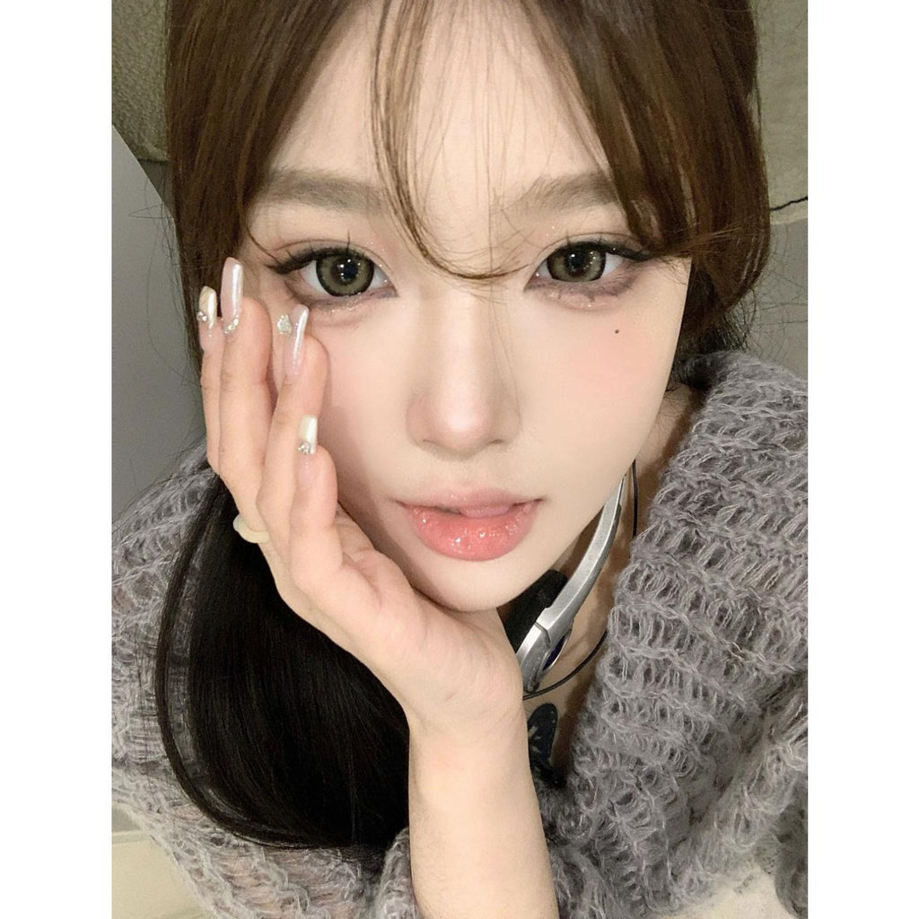 HJNGAO MorningCon 14.50mm Brown Colored Contact Lenses (6 Months Wear)