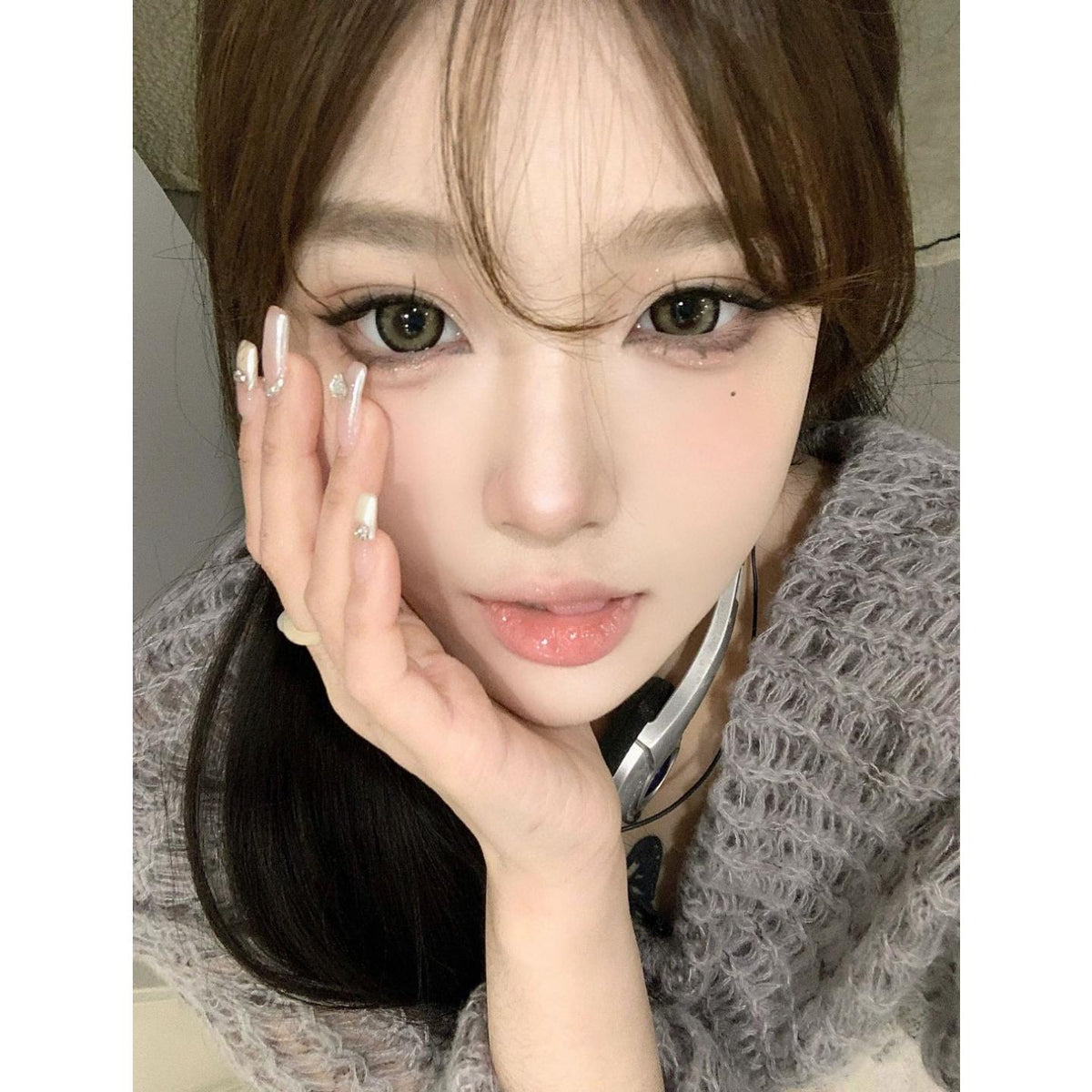 HJNGAO MorningCon 14.50mm Brown Colored Contact Lenses (6 Months Wear)