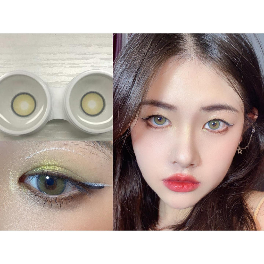 Kính áp tròng màu XQTI Xiyoulens 14.00mm màu xanh lá (Sử dụng trong 6 tháng)
