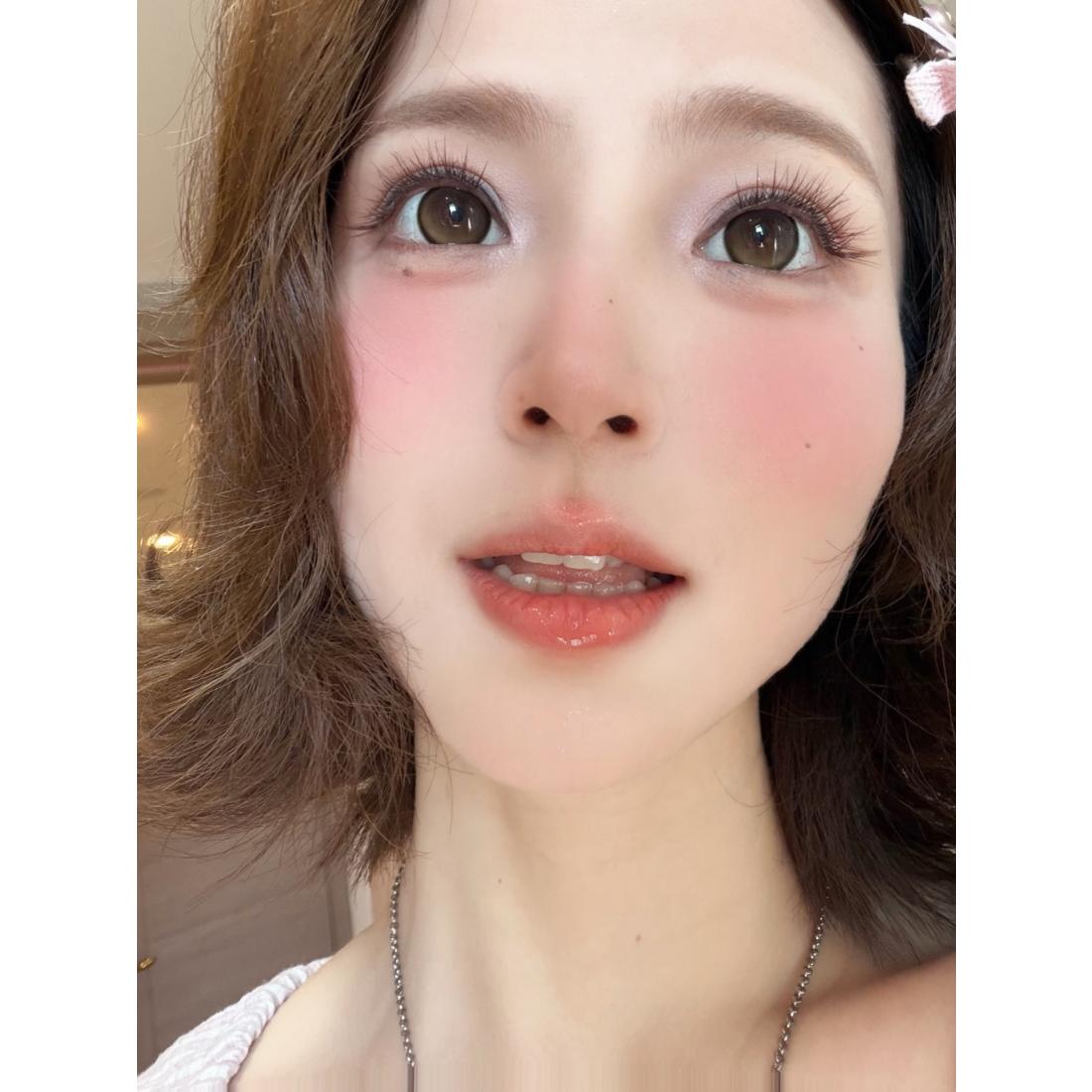 QLZONG MimiPark 14.50mm Brown Colored Contact Lenses (6 Months Wear)