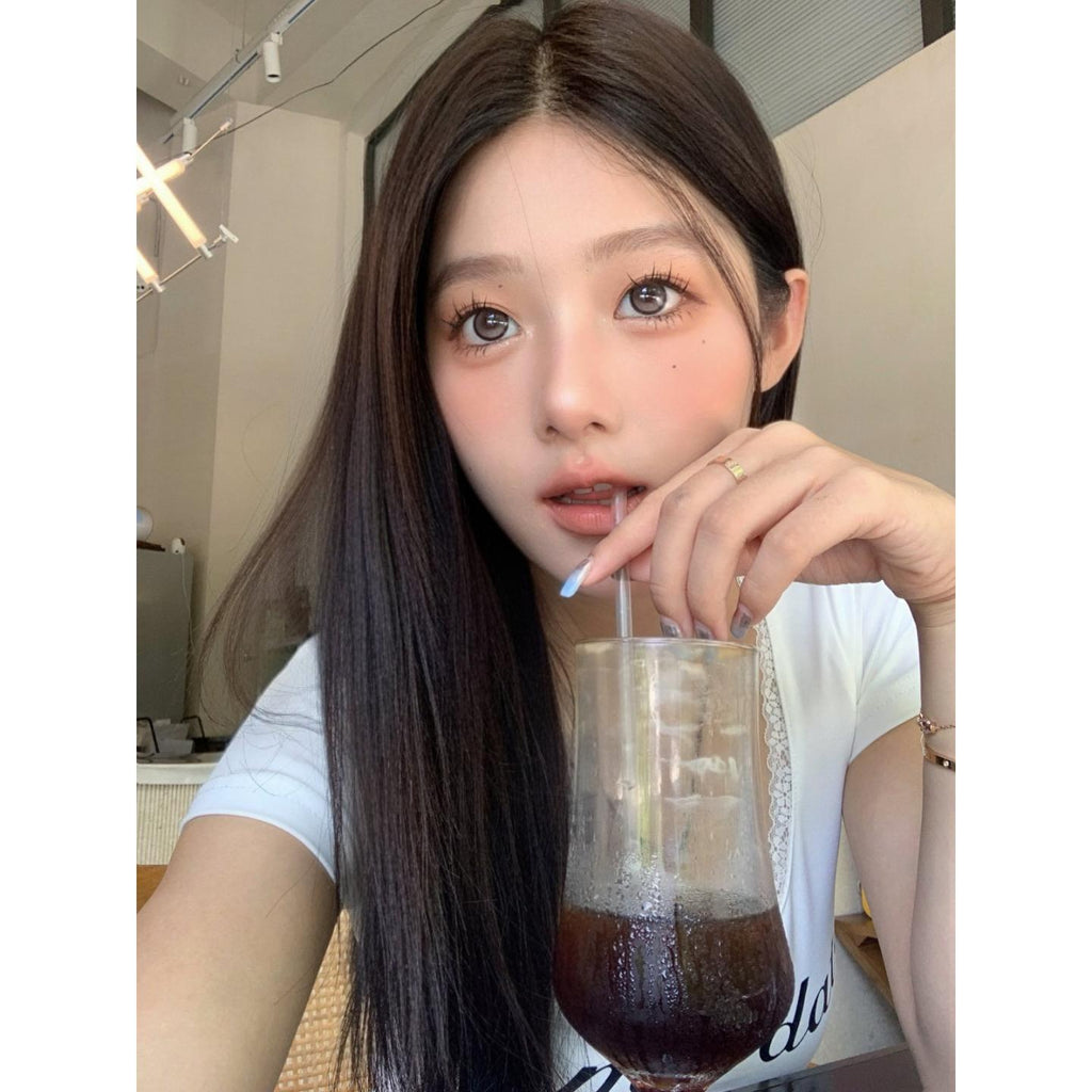 NWZZHU JONCON 14.50mm Brown Colored Contact Lenses (6 Months Wear)