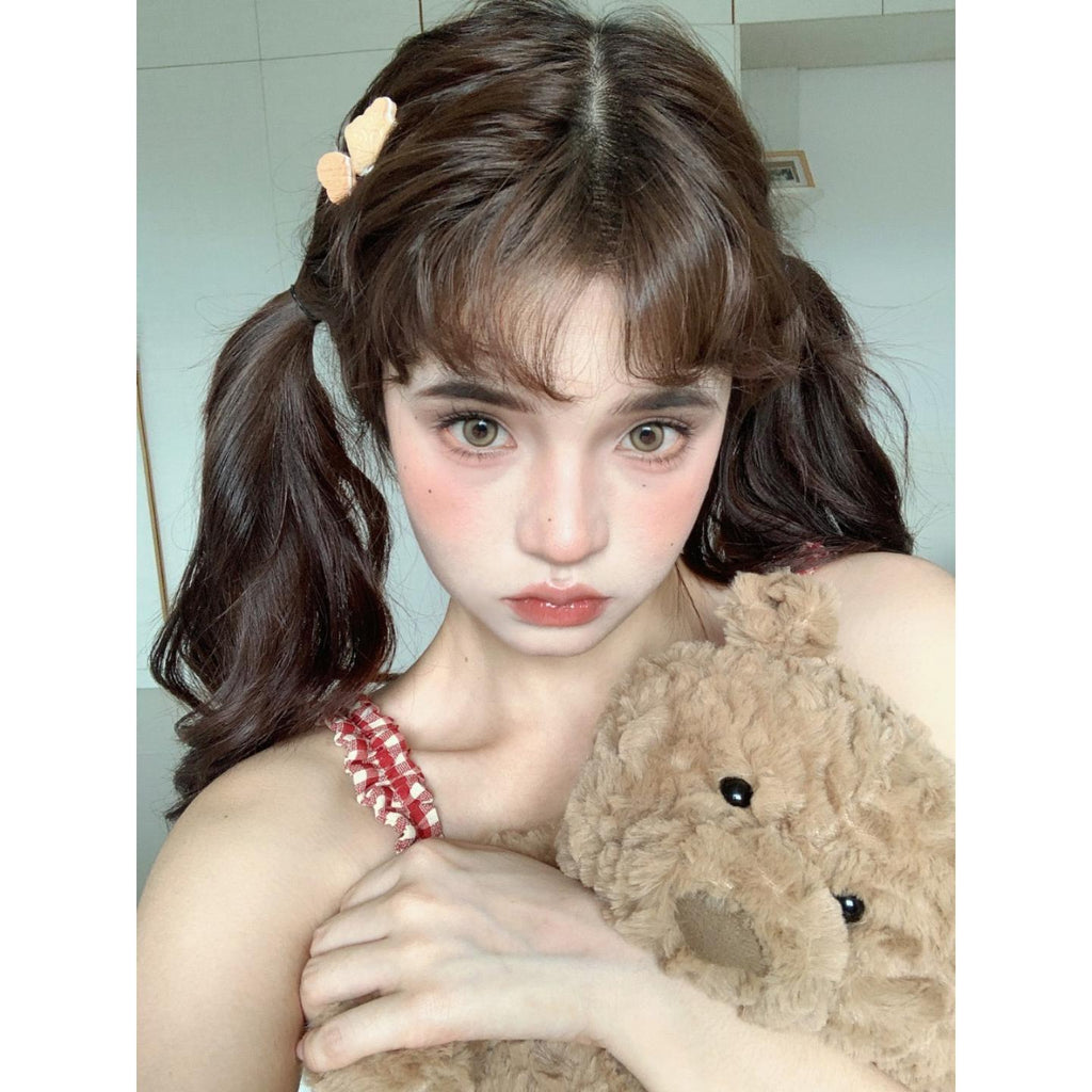 JJSDRJI Xiyoulens 14.20mm Brown Colored Contact Lenses (6 Months Wear)