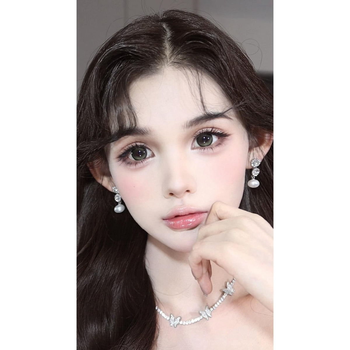 DZLCHA Tinacon 14.50mm Green Colored Contact Lenses (6 Months Wear)