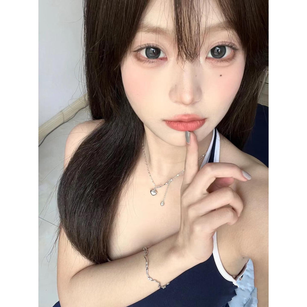 WXLMEI OVOLOOK 14.50mm Blue Colored Contact Lenses (6 Months Wear)