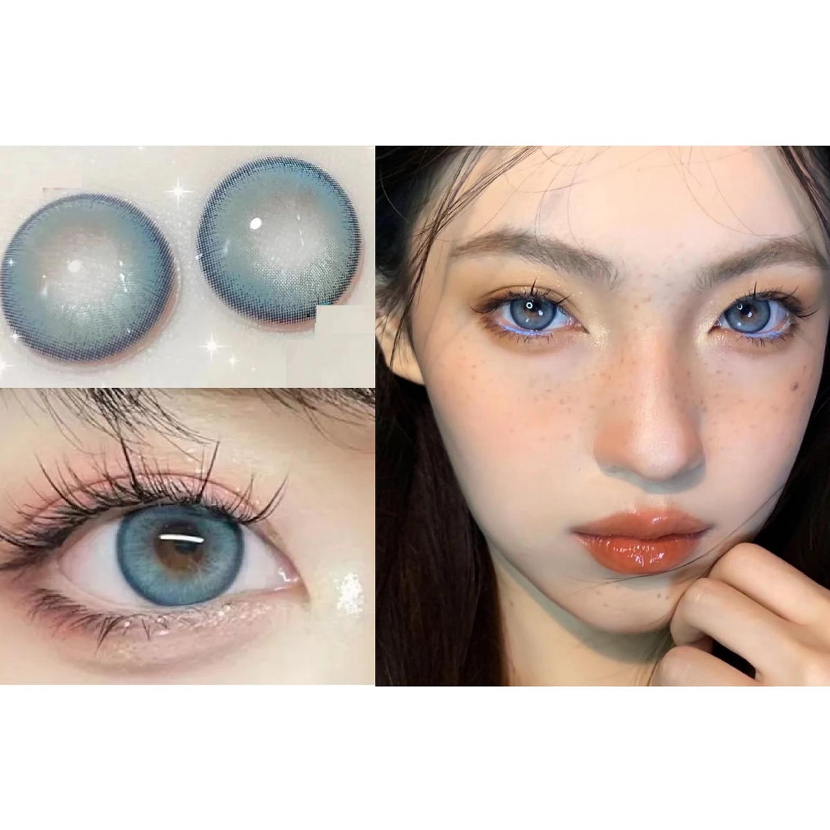 SMBBI MorningCon 14.50mm Blue Colored Contact Lenses (6 Months Wear)