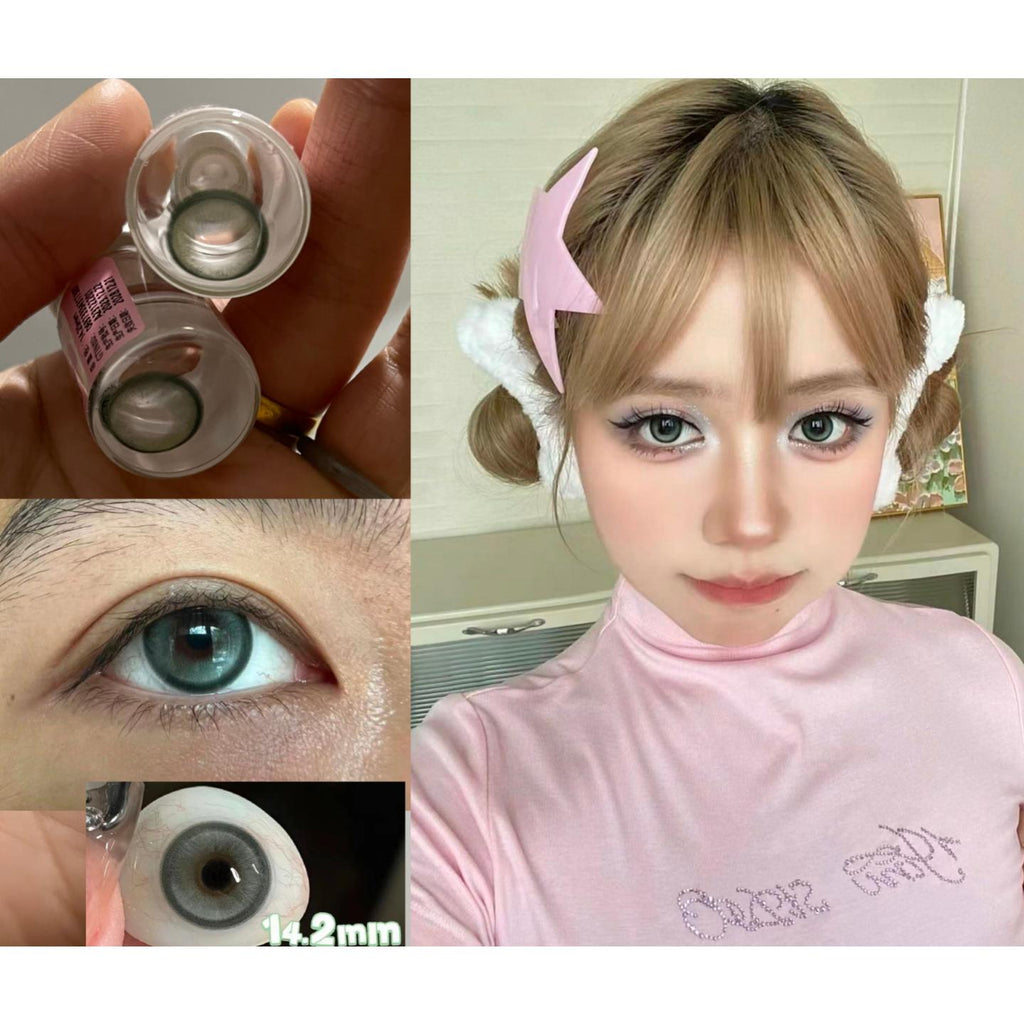 Kính áp tròng màu xanh lá YMXUN FLLYCON 14.20mm (Thời hạn sử dụng 6 tháng)
