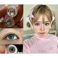 Kính áp tròng màu xanh lá YMXUN FLLYCON 14.20mm (Thời hạn sử dụng 6 tháng)