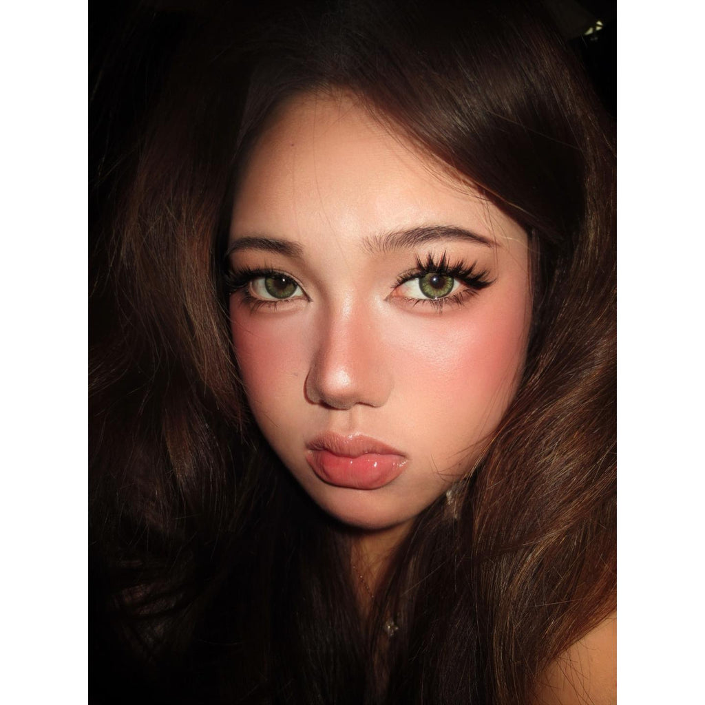 YSMJING Tinacon คอนแทคเลนส์สีเขียว ขนาด 14.20 มม. (ใช้งานได้ 6 เดือน)