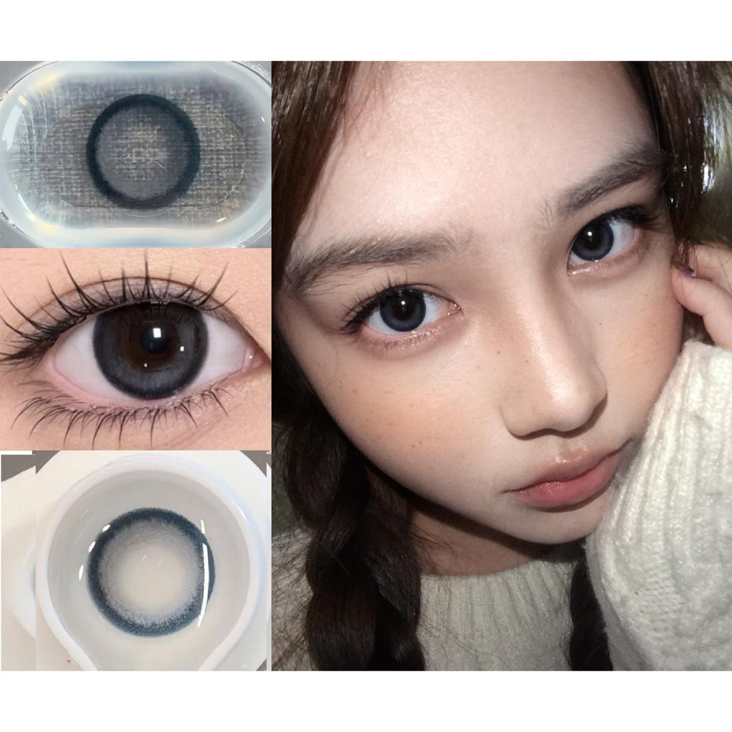 XYLSHAN FLLYCON 14.20mm Blue Colored Contact Lenses (6 Months Wear)