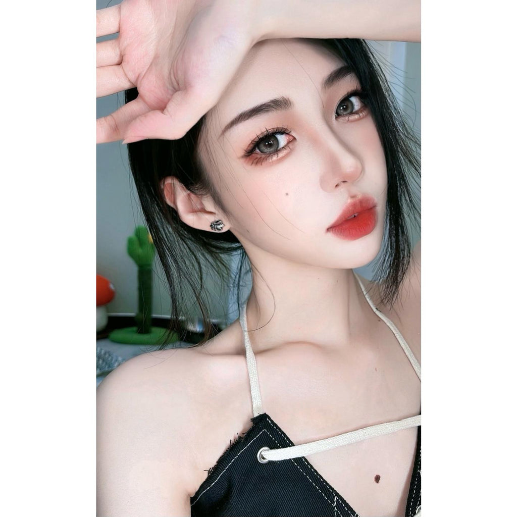 SDGYUN MorningCon 14.50mm Gray Colored Contact Lenses (6 Months Wear)