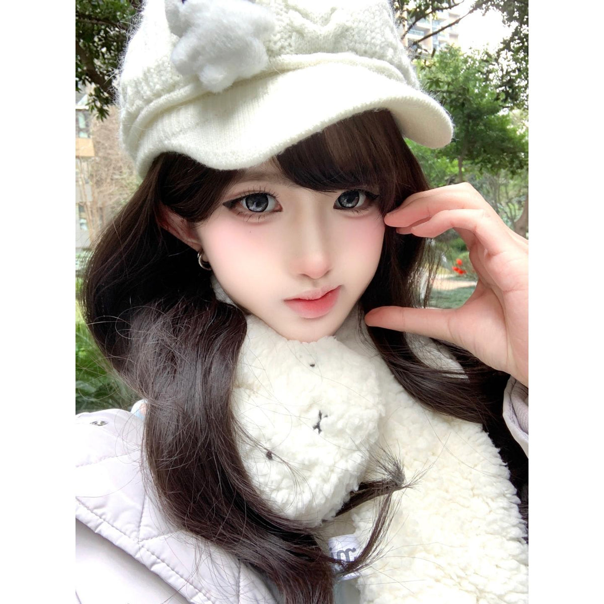CDBBXYHHUI OBALEN 14.50mm Black Colored Contact Lenses (6 Months Wear)