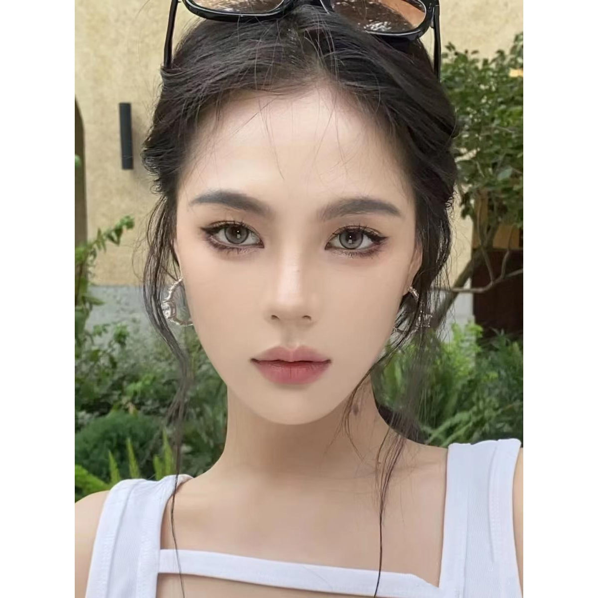YDDUO ROSELENS 14.20mm Grey Colored Contact Lenses (6 Months Wear)