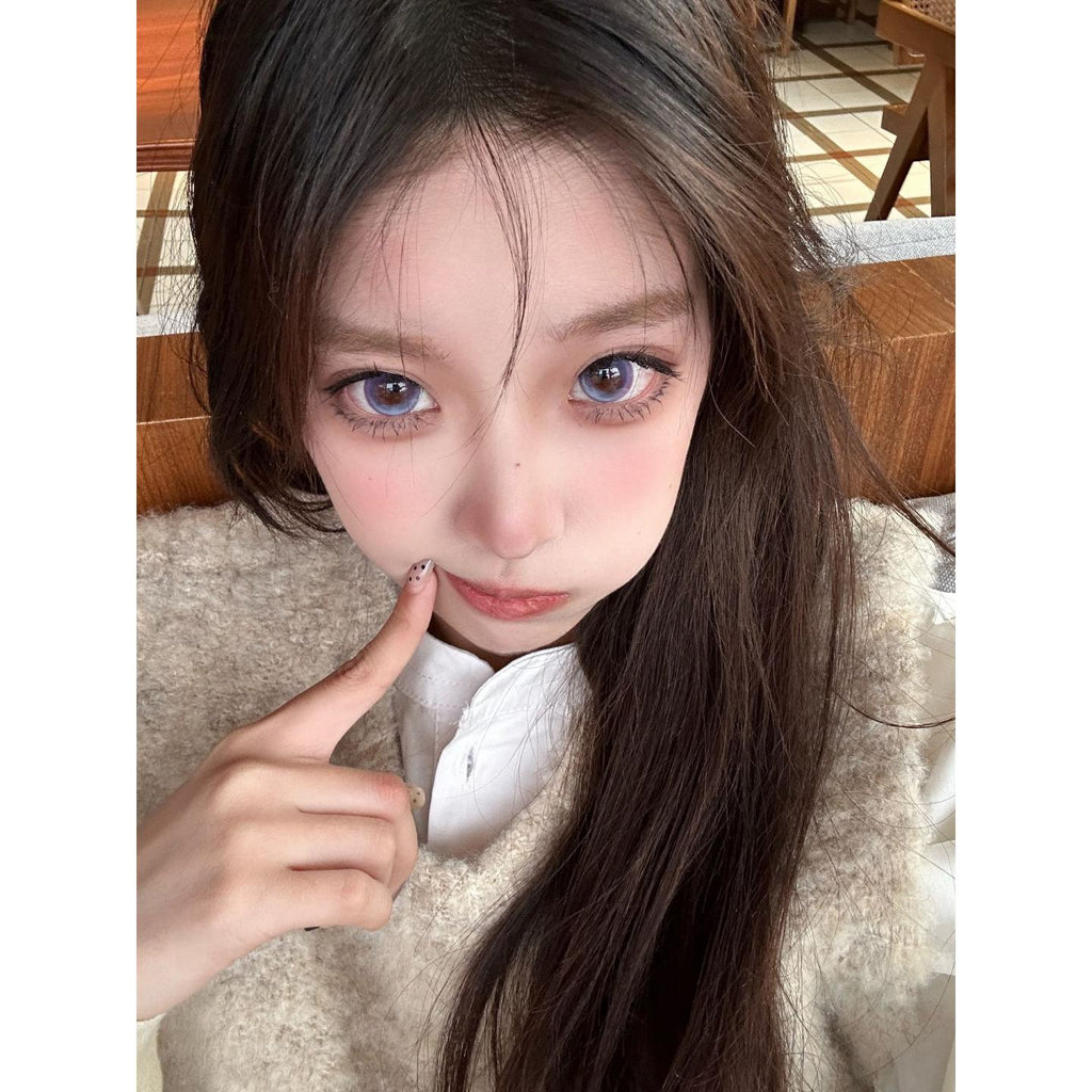 XHWLFU OVOLOOK 14.50mm Purple Colored Contact Lenses (6 Months Wear)