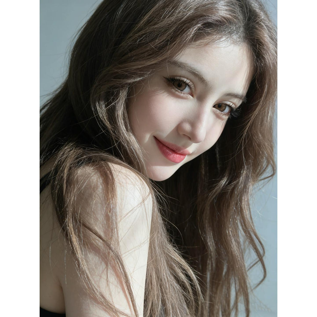 FKYBAO PORSLEN 14.50mm Brown Colored Contact Lenses (6 Months Wear)