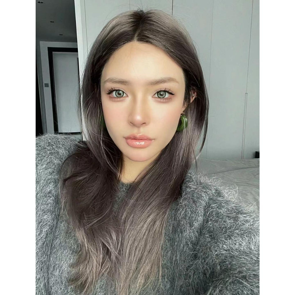 QSWLIAN FLLYCON 14.20mm Green Colored Contact Lenses (6 Months Wear)