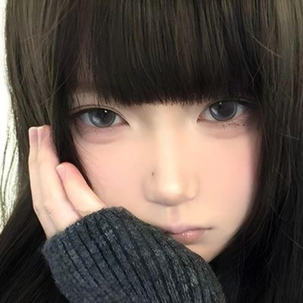 KLXGOU OVOLOOK 14.50mm Grey Colored Contact Lenses (6 Months Wear)