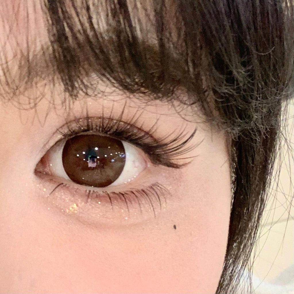 CDNYSHUANG OBALEN 14.50mm Brown Colored Contact Lenses (6 Months Wear)