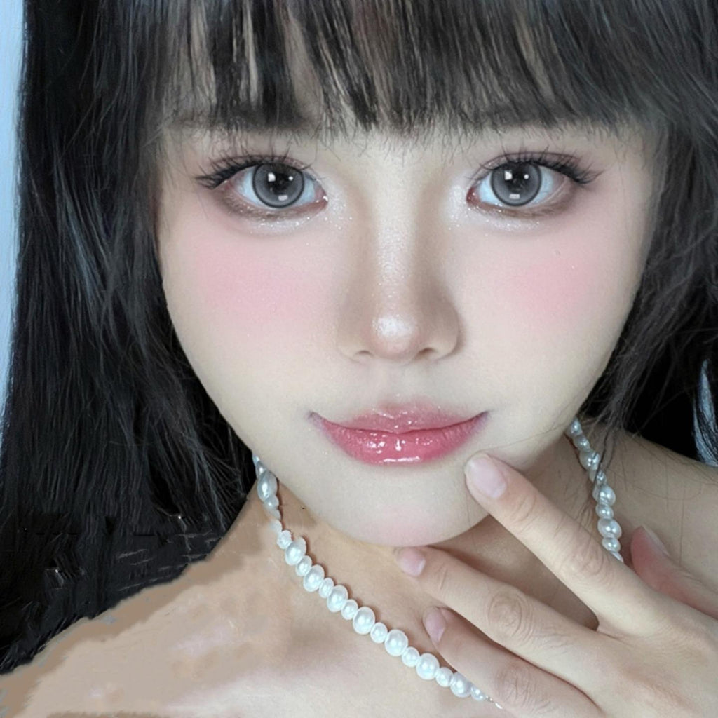KLXGOU OVOLOOK 14.50mm Grey Colored Contact Lenses (6 Months Wear)