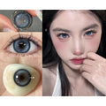 LGBCHUAN OVOLOOK 14.20mm Blue Colored Contact Lenses (6 Months Wear)
