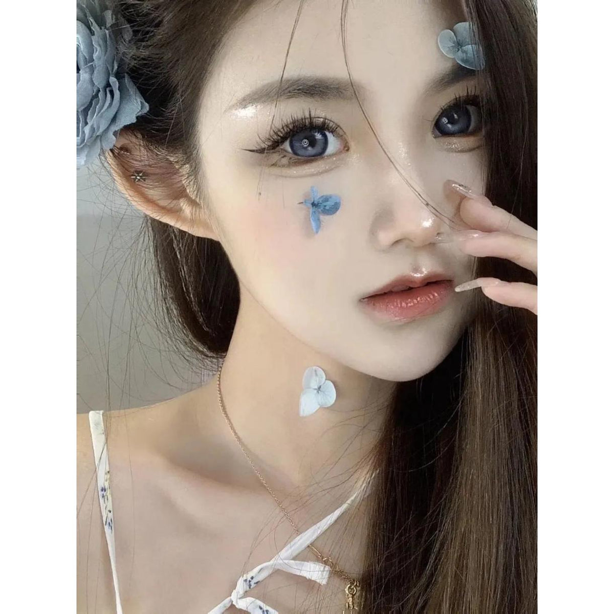 WME MorningCon 14.50mm Blue Colored Contact Lenses (6 Months Wear)