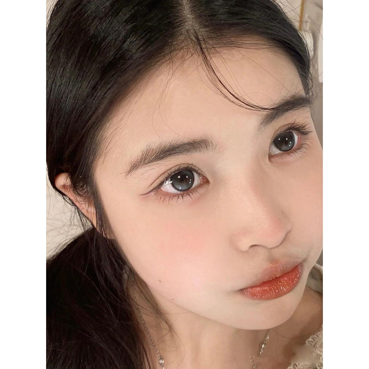 XYQIU BOOSCON 14.20mm Gray Colored Contact Lenses (6 Months Wear)
