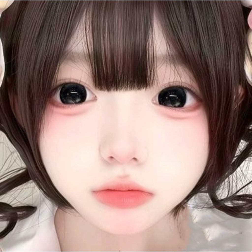 ZMXMAO thestarlens 14.50mm Black Colored Contact Lenses (6 Months Wear)